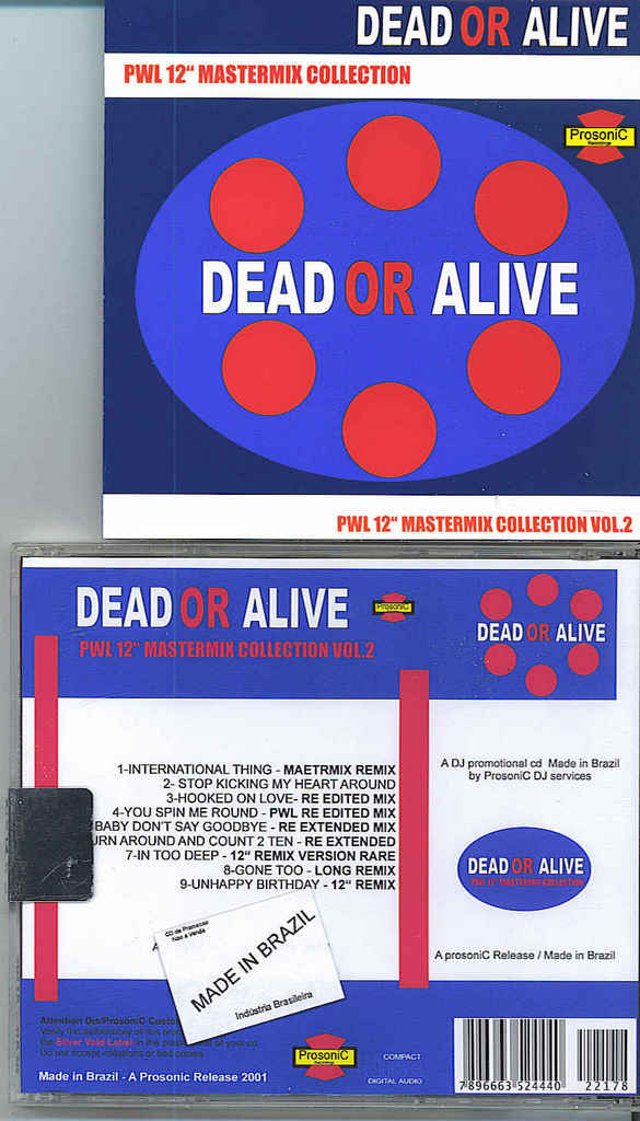 Dead Or Alive - Varios CD Remix Deador17