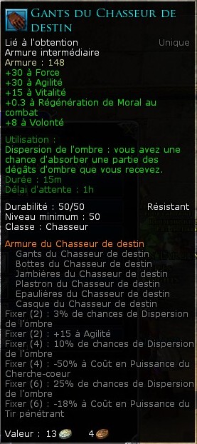 armure chasseur de la faille Faille25