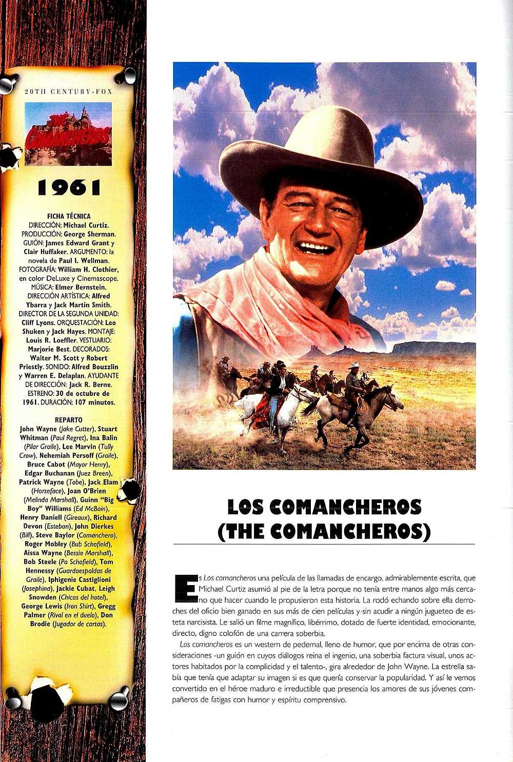 Les Comancheros - The Comancheros - 1961 Fax_so36