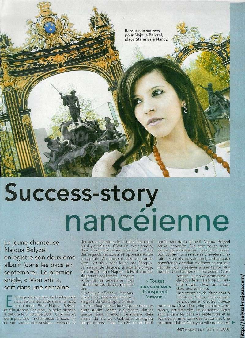 "L'Est Magazine", Supplément du Journal l'Est Républicain n°423 du Dimanche 27 Mai 2007 Estrep12