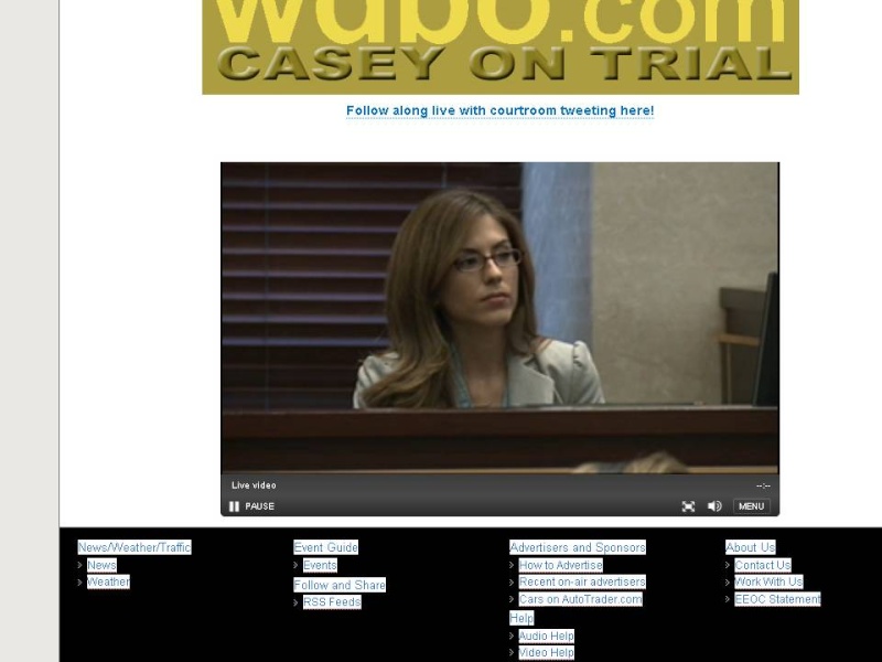 Trial Coverage and Discussion ONLY ~ Trial; Day 2 ~ May 25, 2011 Witnes14