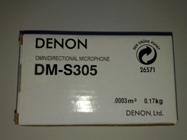 Denon DM-S305 setup mic (New) 03052018