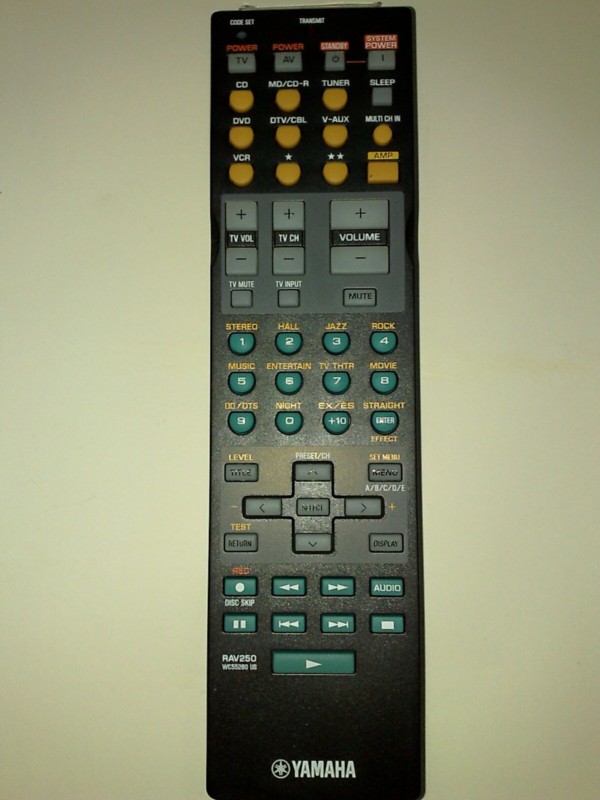 Yamaha RAV250 remote control (New) 05052011
