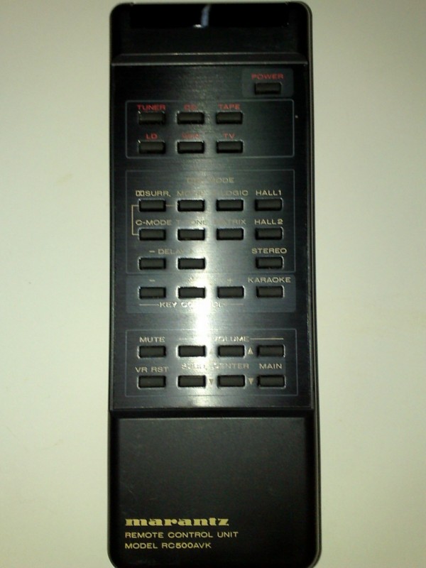 Marantz RC 500AVK remote control (Used) 05052013