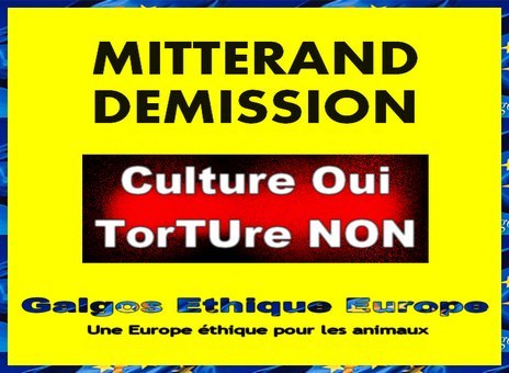 GEE action NON a la tauromachie au patrimoine  Mitter10