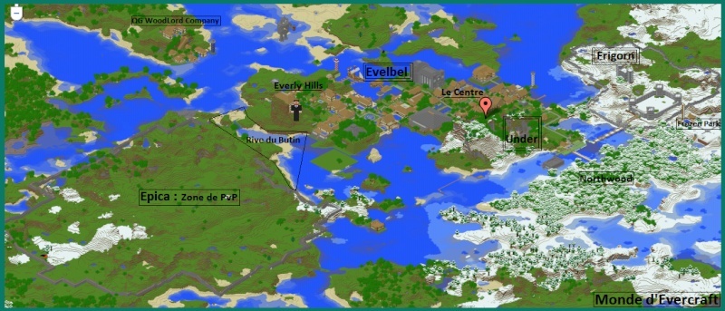 La Carte du Monde d'Evercraft Me10