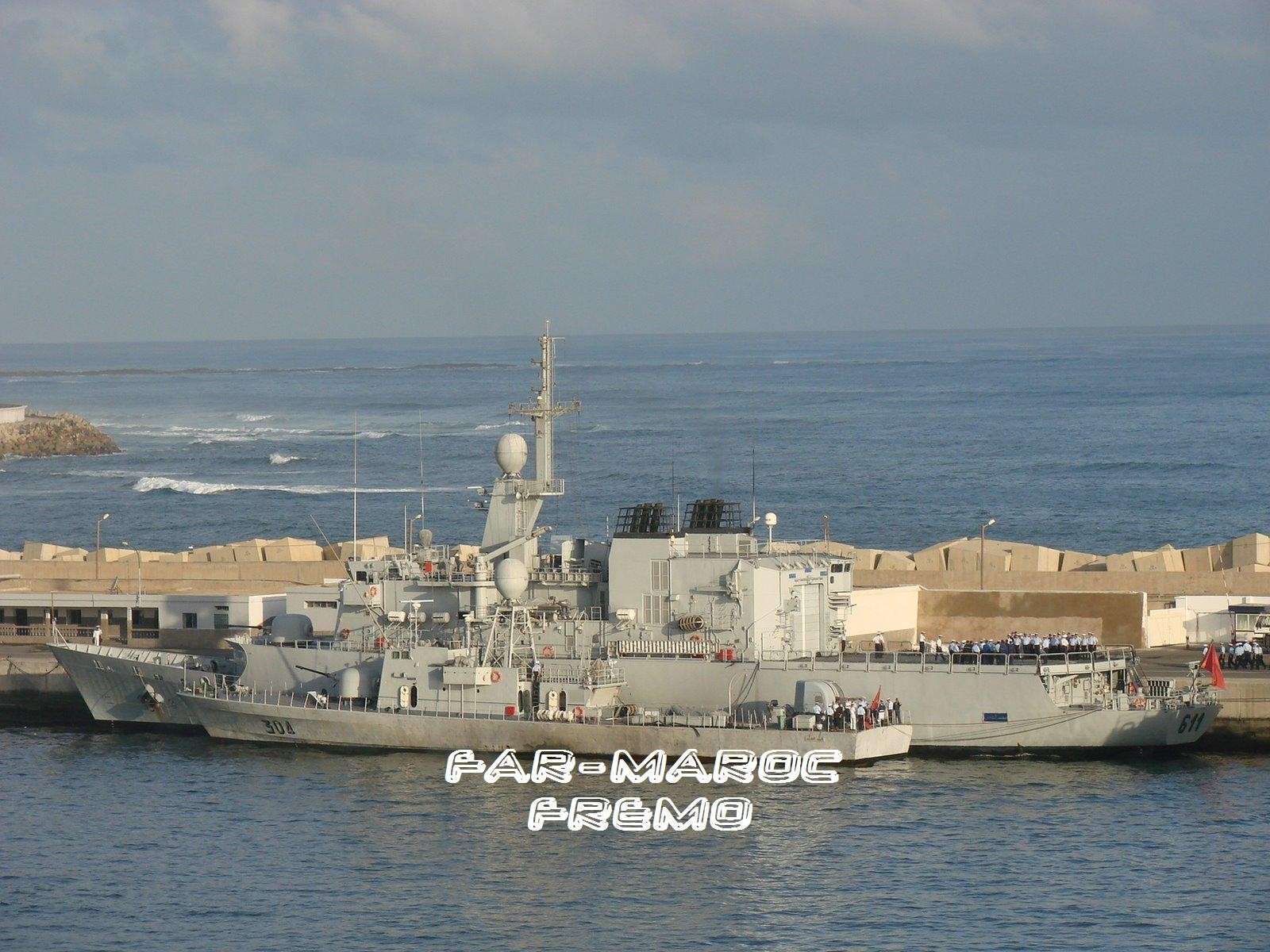 Royal Moroccan Navy Lazaga class / Classe Commandant El Khattabi  Fremo310