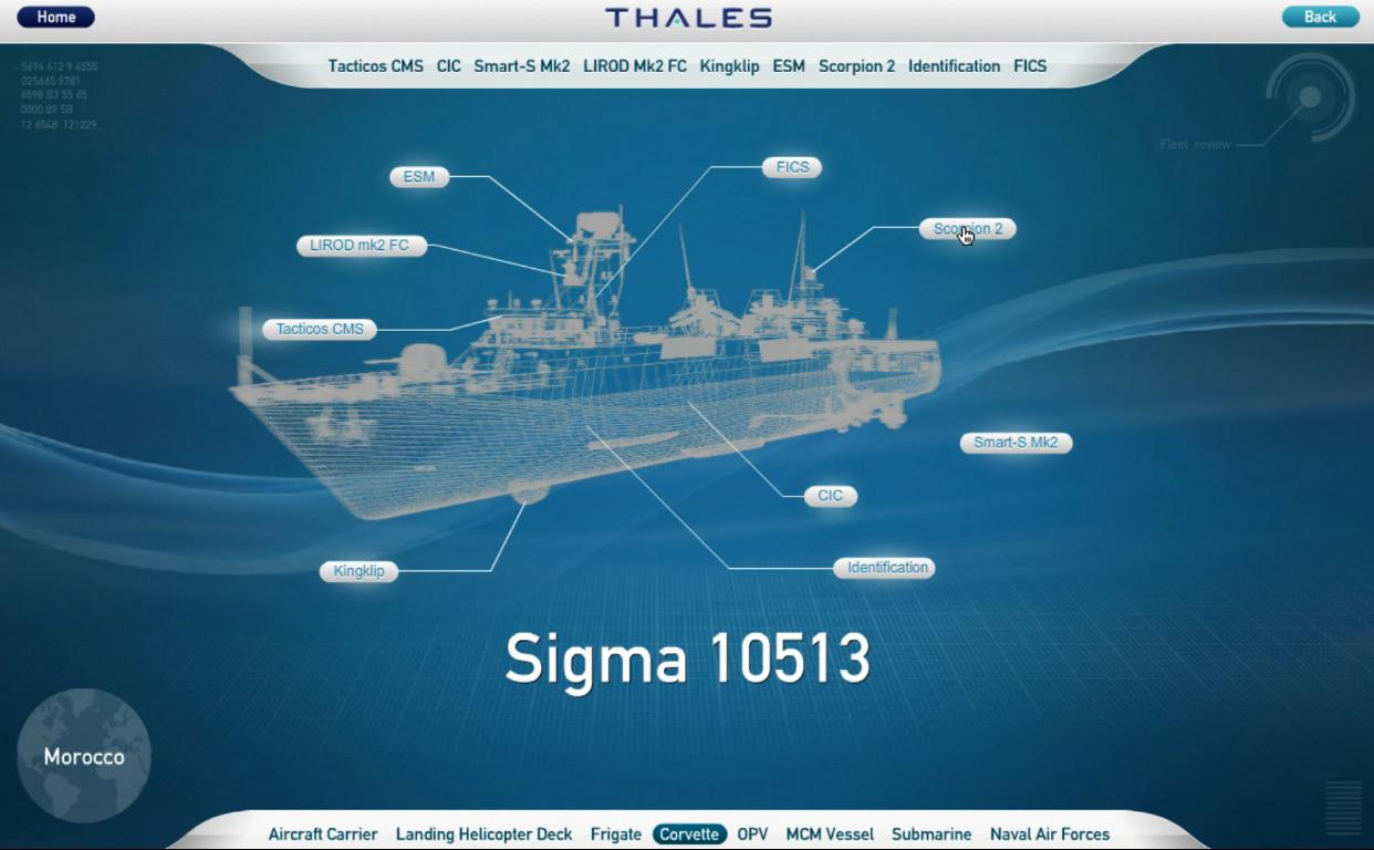 Sigma Marocaines / Royal Moroccan Navy Sigma Class Frigates - Page 24 Thales12