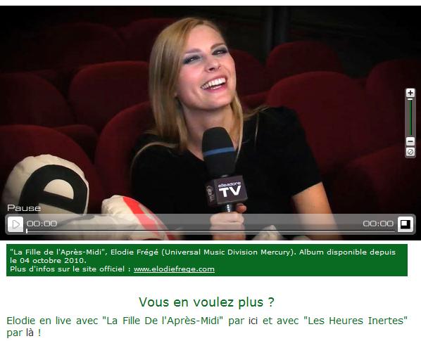 Elleadore.com : Vidéo de L'interview mode d'Elodie Frégé (19/10/10) Ellead11