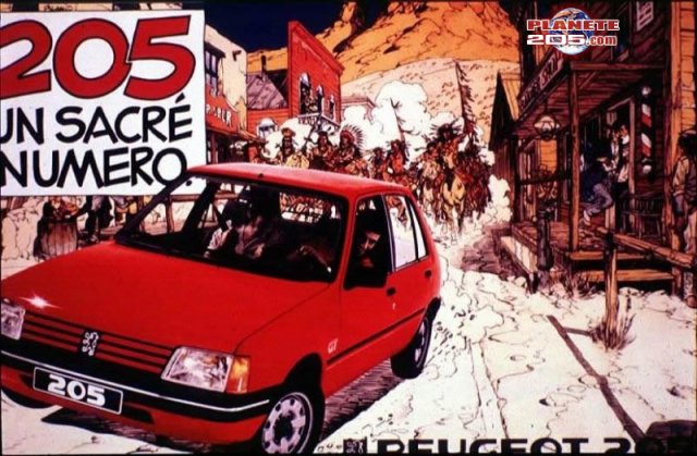 24 février 1983 : lancement de la Peugeot 205 Pub1010