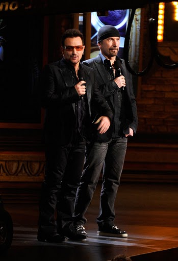 Bono y The Edge en los premios Tony 0110