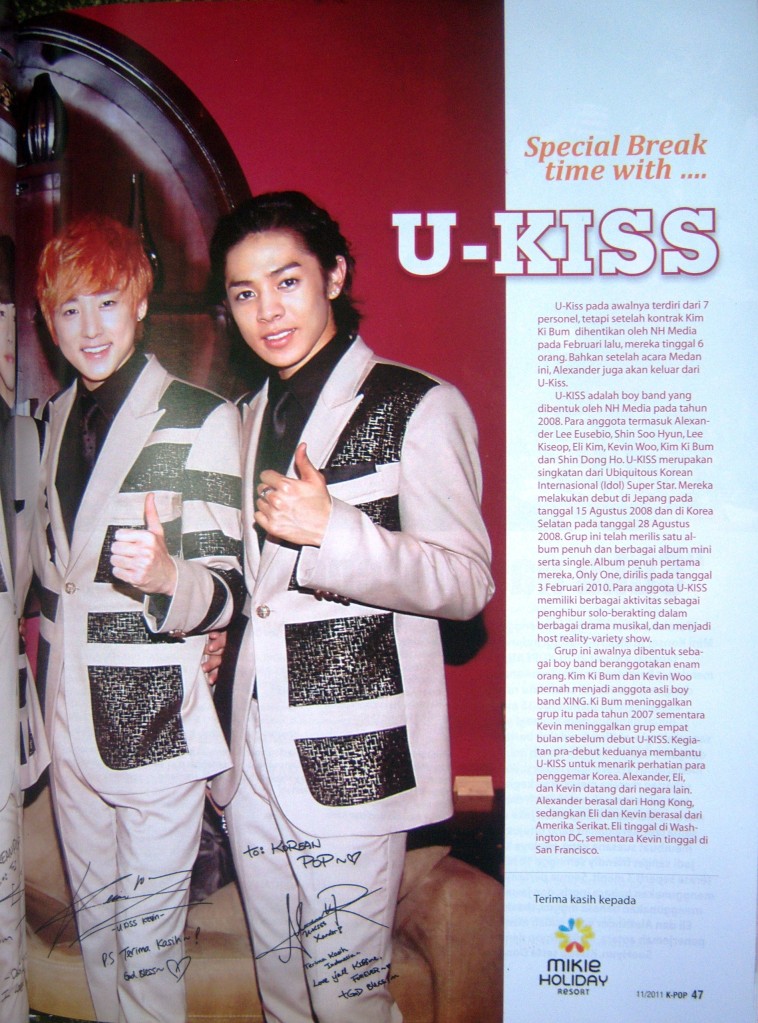 [SCANS] U-Kiss @ Korean POP Vol.11 (Indonesian Magazine)  20010