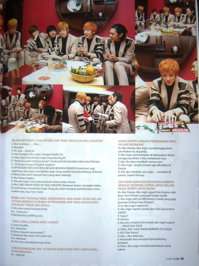 [SCANS] U-Kiss @ Korean POP Vol.11 (Indonesian Magazine)  20210