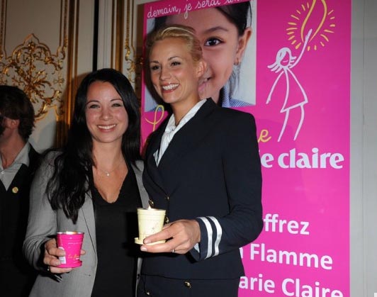 Conférence de presse de La Flamme Marie-Claire à Paris, le 02 mai 2011. Scree126