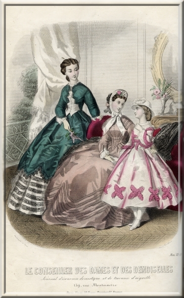 La Mode Sous le Second Empire ( 1840-1870) Mai18610