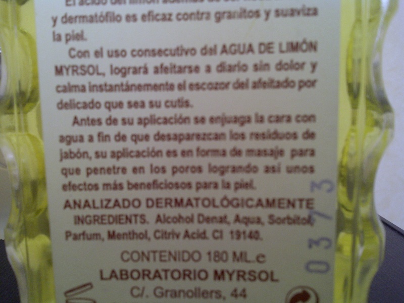 Après rasage Myrsol agua de limon Img-2014
