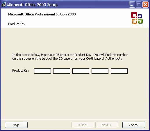 Bộ cài Microsoft Office 2003 full 110