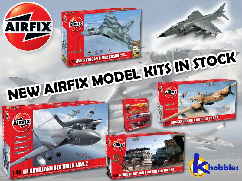 New Airfix model kits in stock from K Hobbies