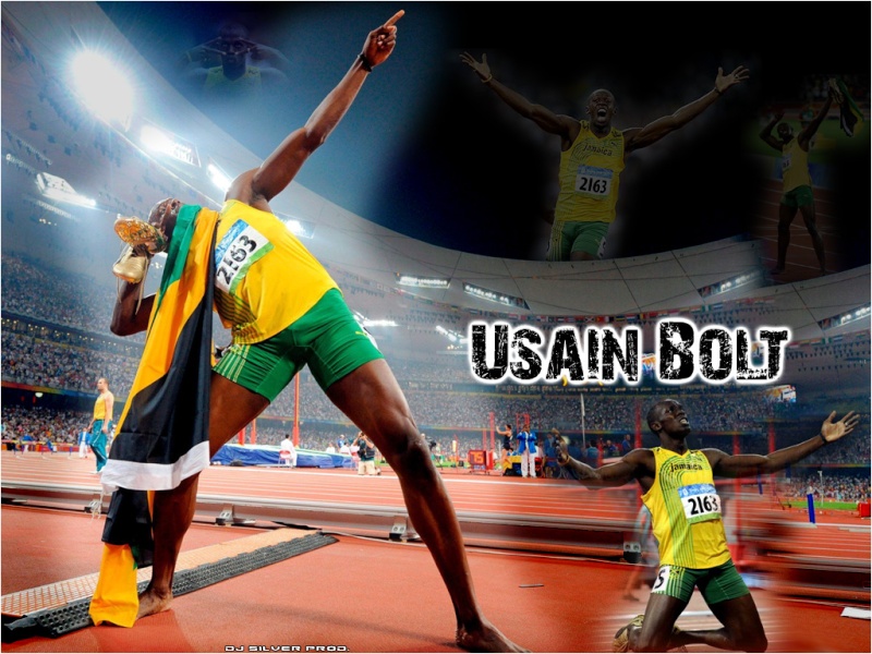 Usain Bolt and Friends I just couldnt help it as Im a big fan and these pics of him are cute! Usain210