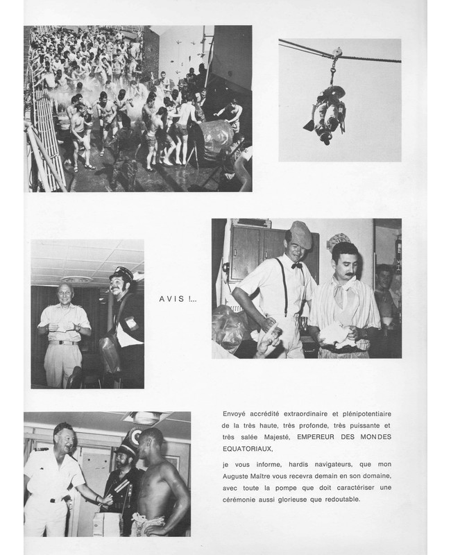 [ Les traditions dans la Marine ] LE PASSAGE DE LA LIGNE - ÉQUATEUR (Sujet unique) - Page 9 Ligne710
