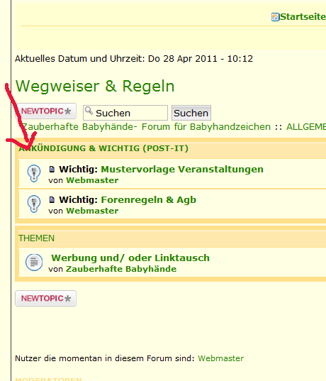 Ankündigungs Tabelle- Position verändern Untitl12