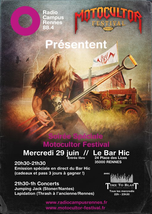 LAPIDATION, Thrash Metal, Rennes Moto210