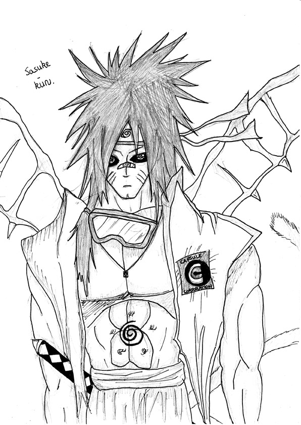 Mes dessins >< Sasuke10