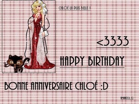 Joyeux Anniversaire Chloe Joyeux Anniversaire Chloe