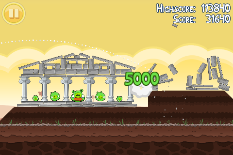لعبة الذكاء الخفيفة Angry Birds 2011 بحجم 34MB على اكثر من سيرفر للPC Angryb12