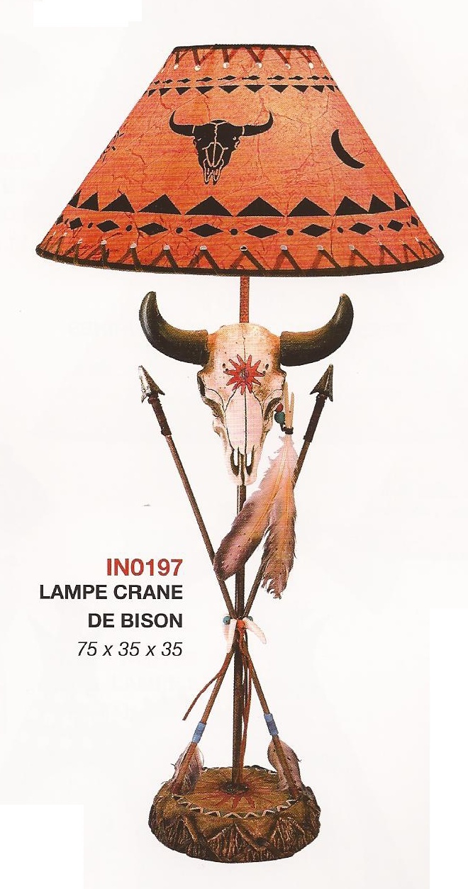 Lampe crane de bison Lampe_12