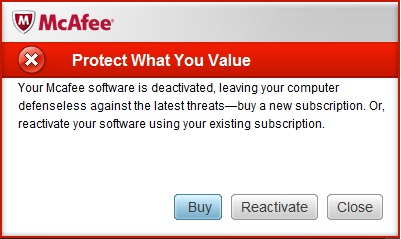 My Laptop having problems from last night Mcafee10