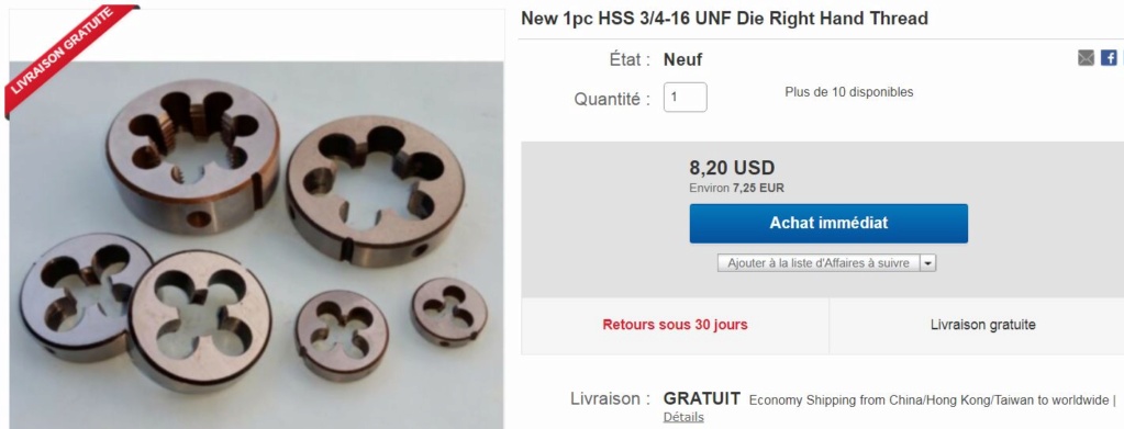 Filtre a huile Piece qui tourne Pas à Gauche ou pas Captu811