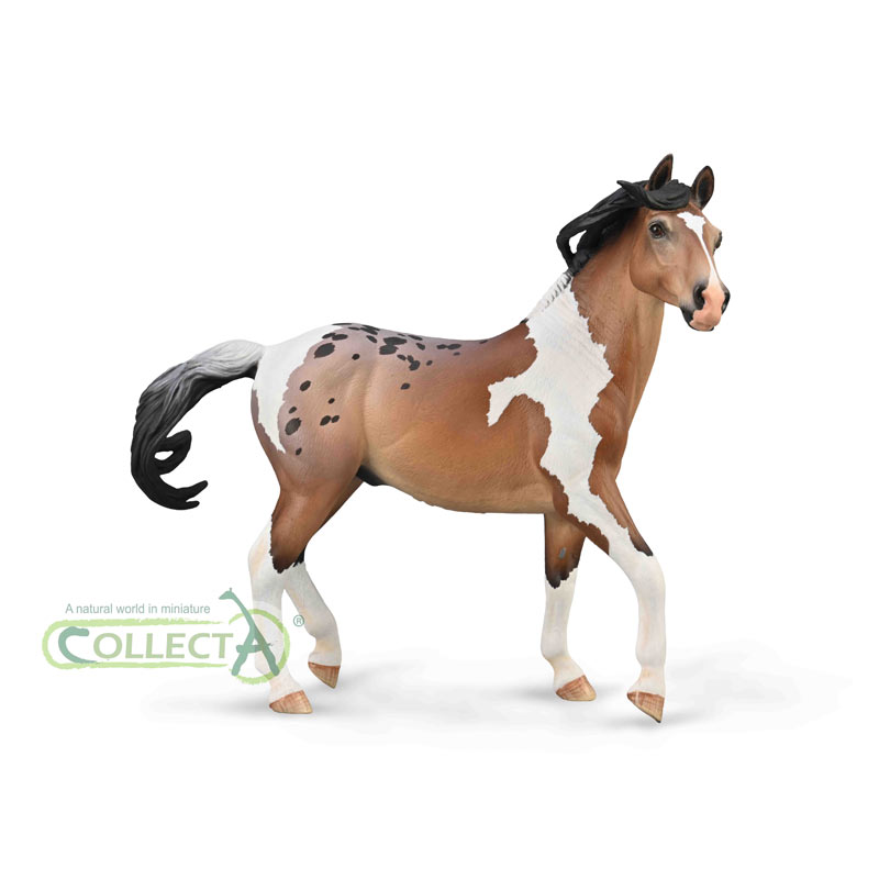 2023 Horse Figure of the Year , CollectA 88978 Mustang Stallion Bay Pintoloosa 88978-10