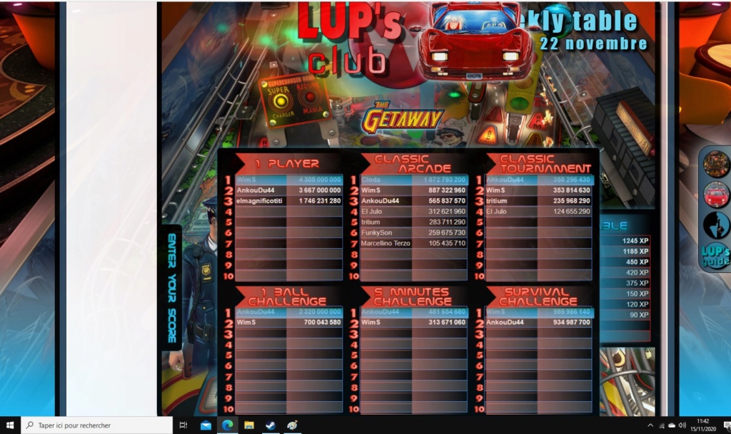 Nouveaux TOPs10 et XP Affich10