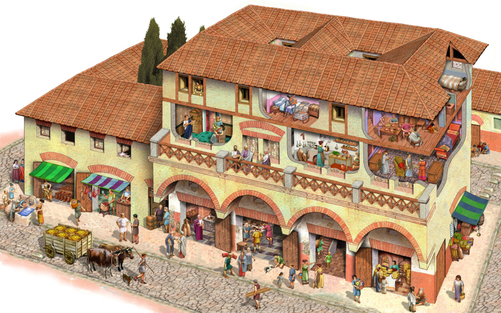 maison romaine - La maison romaine - Domus romana Insula10