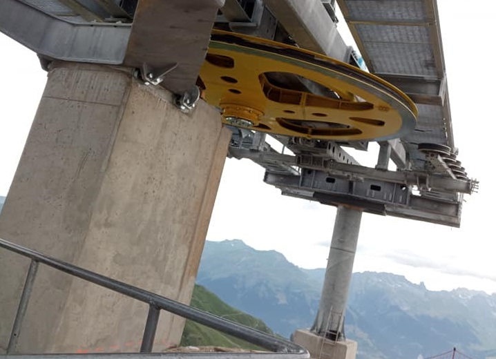 Construction télésiège débrayable TSD6 Lovatière | La Plagne 22412610