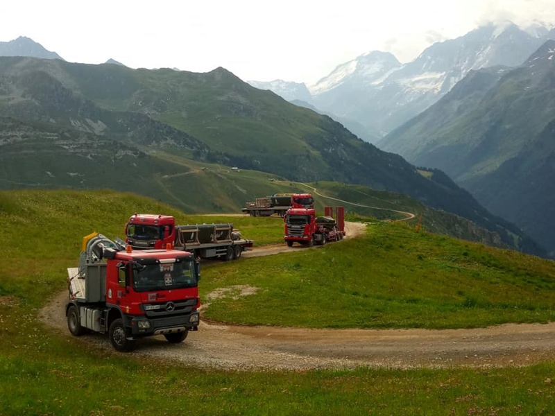 Construction télésiège débrayable TSD6 Lovatière | La Plagne 22725610