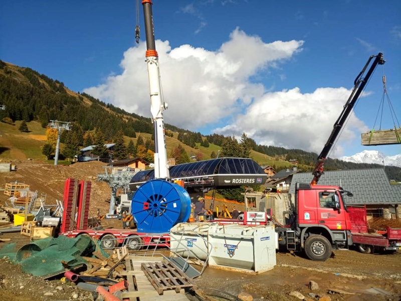 Construction télécabine débrayable (TCD10) Rosières - Les Saisies 24685010