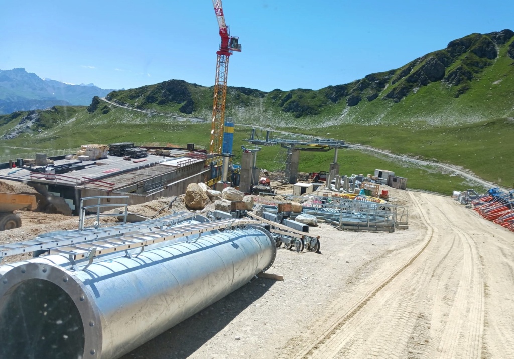 Construction télécabine 10 places (TCD10) des Glaciers La Plagne 36190110