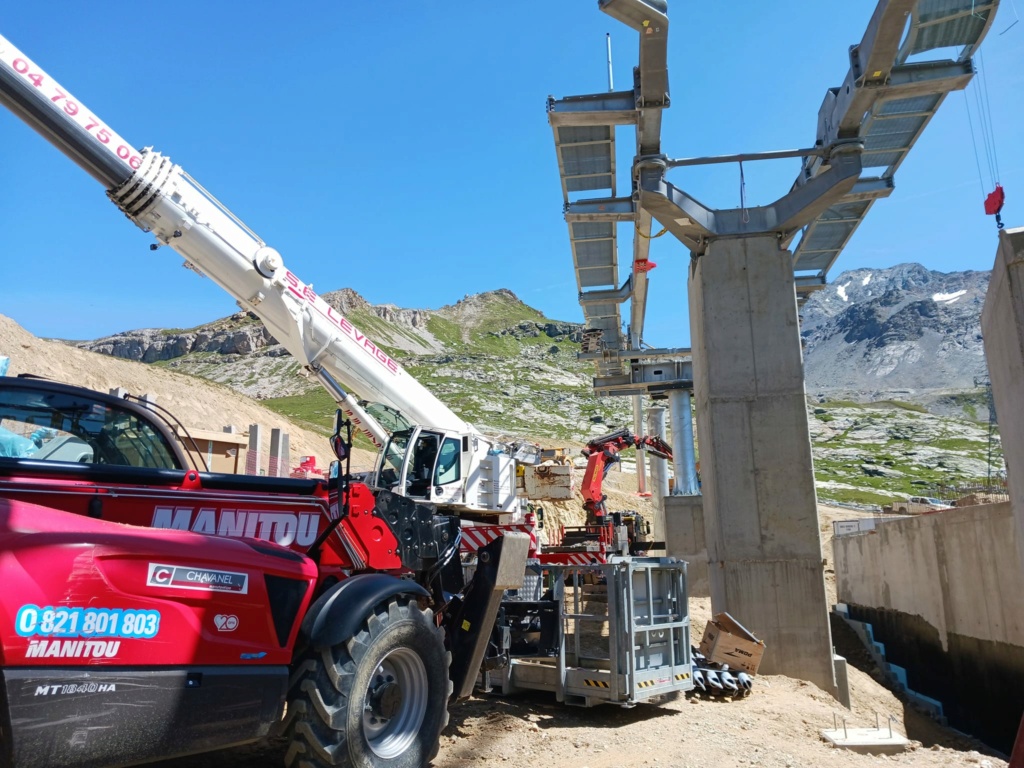 Construction télécabine 10 places (TCD10) des Glaciers La Plagne 36399910