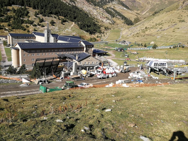 Chantier remplacement télécabine pulsée Coma del Clot - Vall de Núria 72762410