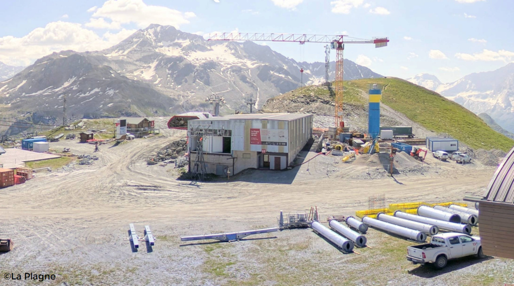 Construction télécabine 10 places (TCD10) des Glaciers La Plagne Captur49