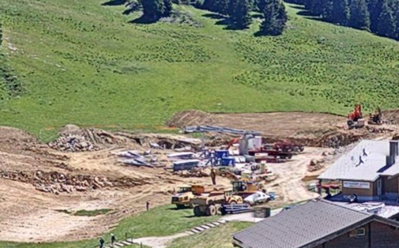 Construction TMX Belvédère, TKE Aigle & Bambi - Chantiers le Semnoz Chanti12