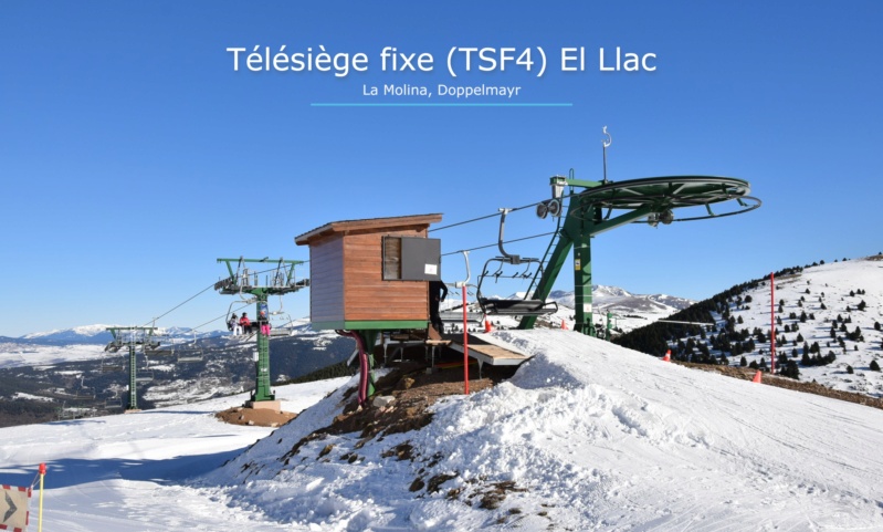 Télésiège fixe 4 places (TSF4) El Llac - Telesilla Gare_a53