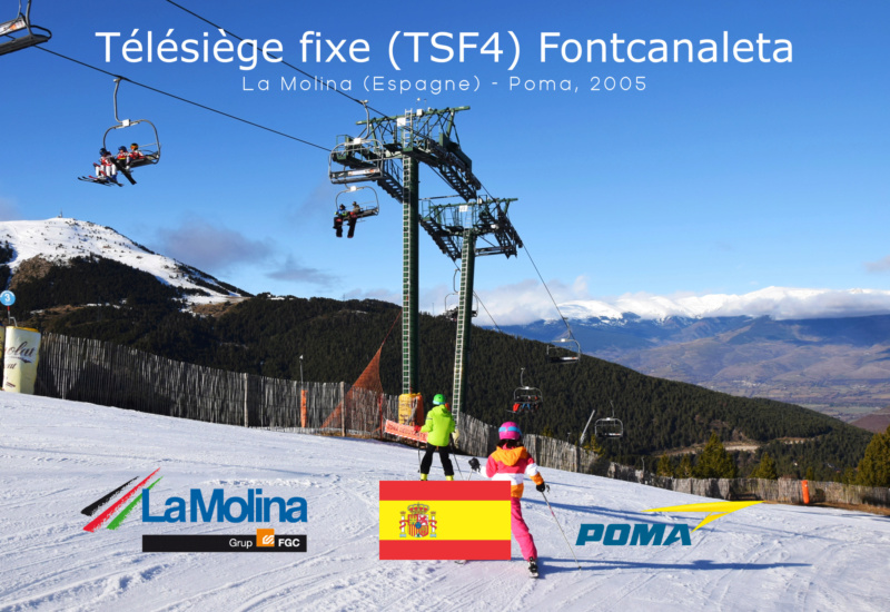 Télésiège fixe 4 places (TSF4) Fontcanaleta - Telecadira P13-ts20