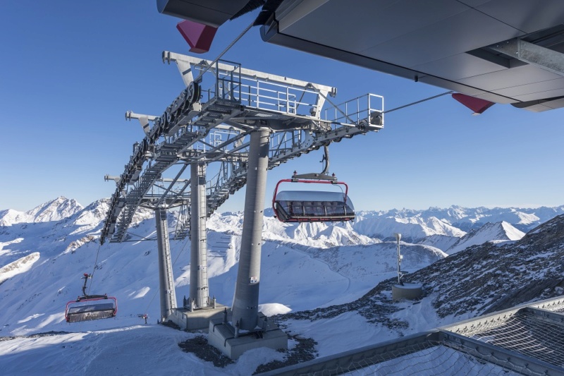 Télésiège débrayable 6 places (TSD6) Palinkopfbahn - Ischgl / Sesselbahn (6KSB) Palink13