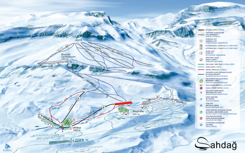 Télésiège fixe 4 places (TSF4) Lift 6 - Shahdag Plan_c10