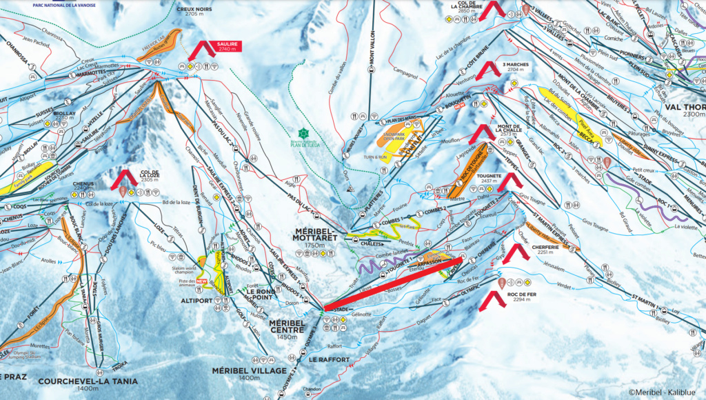 Télésiège débrayable 6 places (TSD6) Legends - Meribel Sans_t36