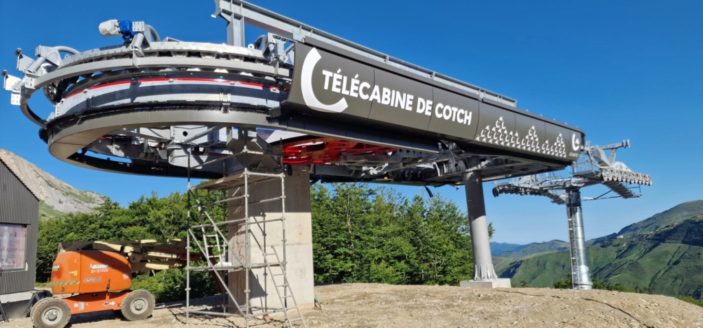 Construction Télécabine débrayable (TCD10) Cotch - Gourette Whatsa33