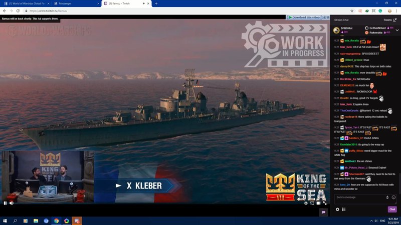 Nouveautés sur warship Kleber10
